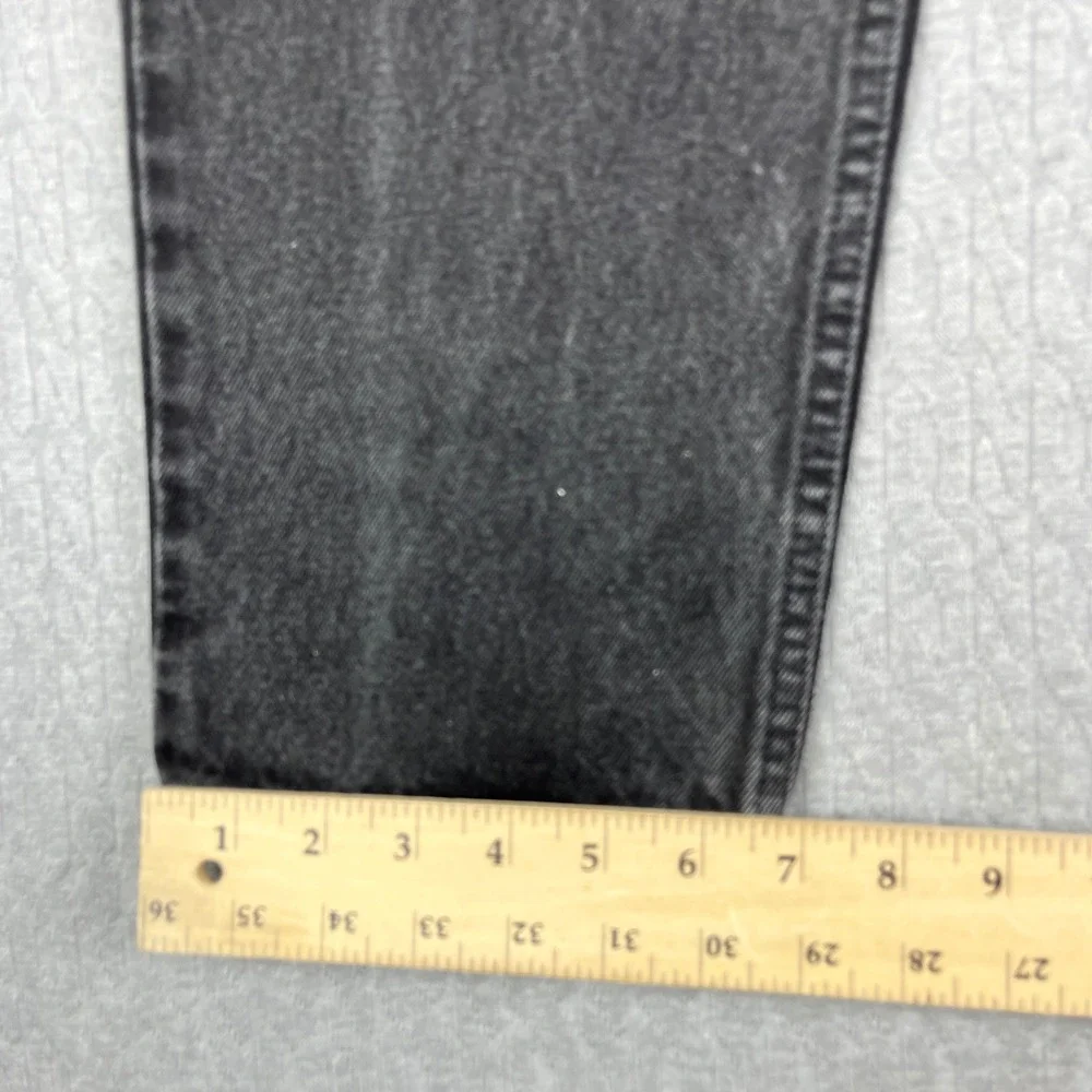 Vintage Levi 550 orange tab Jeans Kids‎ Youth JR 29X32 Fits 26X31 Black Relaxed